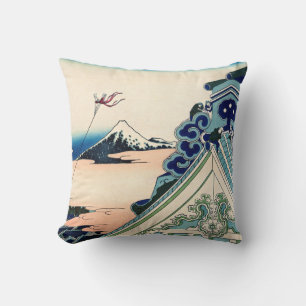 Katsushika Hokusai - Asakusa Honganji temple, Edo Cushion