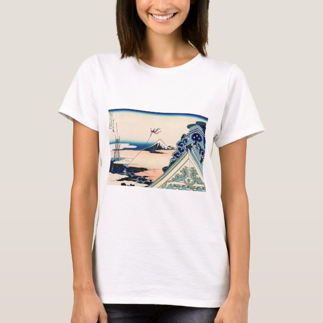 Katsushika Hokusai - Asakusa Honganji temple, Edo T-Shirt (Front)