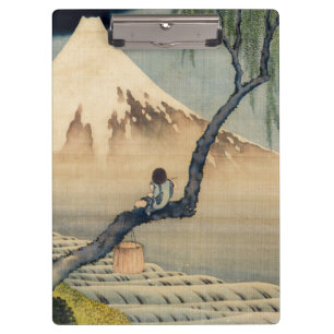 Katsushika Hokusai - Boy Viewing Mount Fuji Clipboard