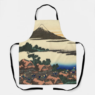 Katsushika Hokusai Dawn in Kai province Apron
