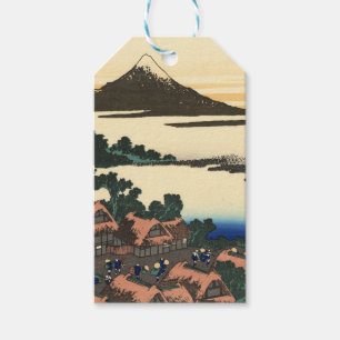 Katsushika Hokusai Dawn in Kai province Gift Tags