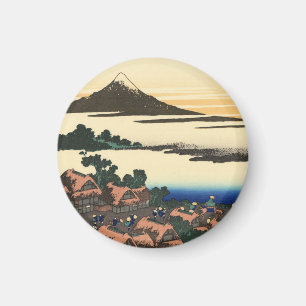 Katsushika Hokusai  Dawn in Kai province  Magnet