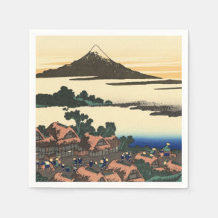 Katsushika Hokusai Dawn in Kai province Napkin