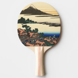 Katsushika Hokusai Dawn in Kai province Ping Pong Paddle