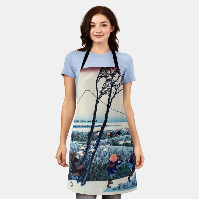 Katsushika Hokusai - Ejiri in the Suruga province Apron (Worn)