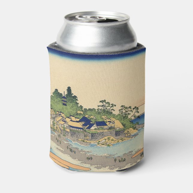 Katsushika Hokusai Enoshima in the Sagami province Can Cooler (Can Back)