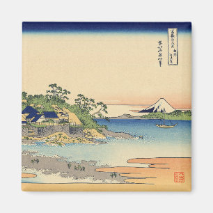 Katsushika Hokusai Enoshima in the Sagami province Magnet