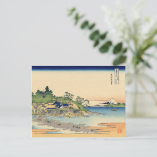 Katsushika Hokusai Enoshima in the Sagami province Postcard