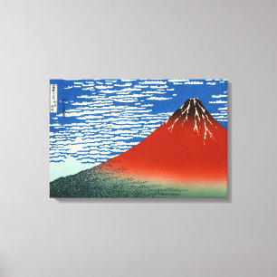 Katsushika Hokusai - Fine Wind, Clear Morning Canvas Print