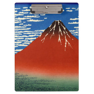 Katsushika Hokusai - Fine Wind, Clear Morning Clipboard