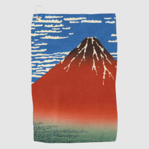Katsushika Hokusai - Fine Wind, Clear Morning Golf Towel