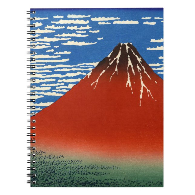 Katsushika Hokusai - Fine Wind, Clear Morning Notebook (Front)