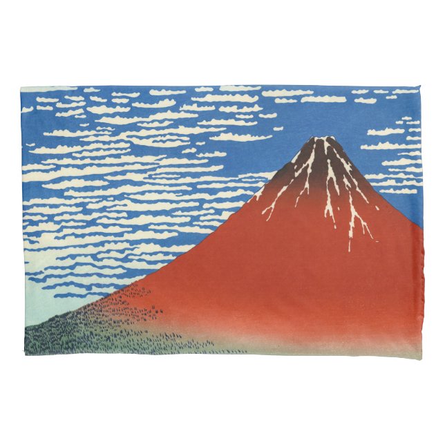 Katsushika Hokusai - Fine Wind, Clear Morning Pillowcase (Front)
