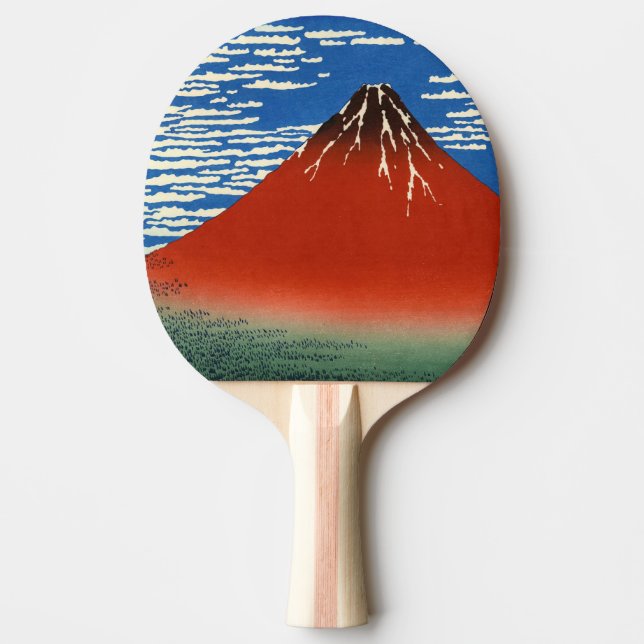 Katsushika Hokusai - Fine Wind, Clear Morning Ping Pong Paddle (Front)