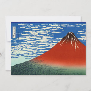 Katsushika Hokusai - Fine Wind, Clear Morning Thank You Card