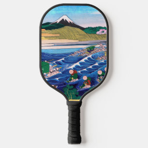 Katsushika Hokusai - Fuji from Kanaya on Tokaido Pickleball Paddle