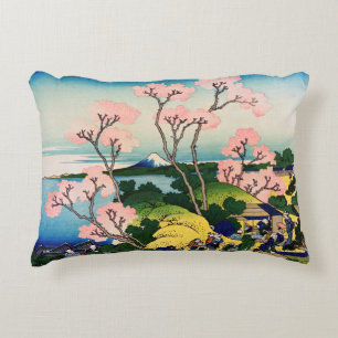 Katsushika Hokusai - Gotenyama, Tokaido, Shinagawa Decorative Cushion