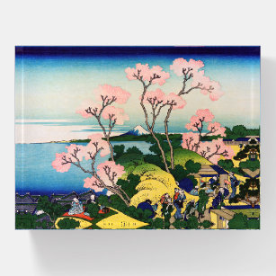 Katsushika Hokusai - Gotenyama, Tokaido, Shinagawa Paperweight