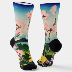 Katsushika Hokusai - Gotenyama, Tokaido, Shinagawa Socks