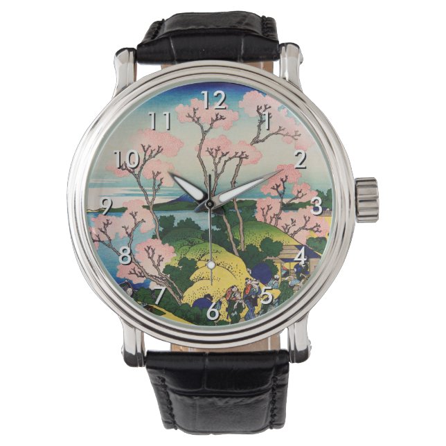 Katsushika Hokusai - Gotenyama, Tokaido, Shinagawa Watch (Front)