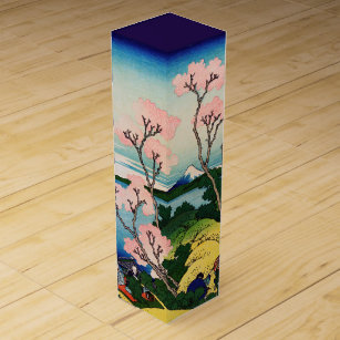 Katsushika Hokusai - Gotenyama, Tokaido, Shinagawa Wine Box