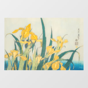Katsushika Hokusai - Grasshopper and Iris