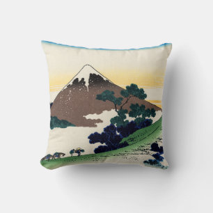 Katsushika Hokusai - Inume pass, Kai province Cushion