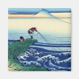 Katsushika Hokusai - Kajikazawa in Kai province Magnet