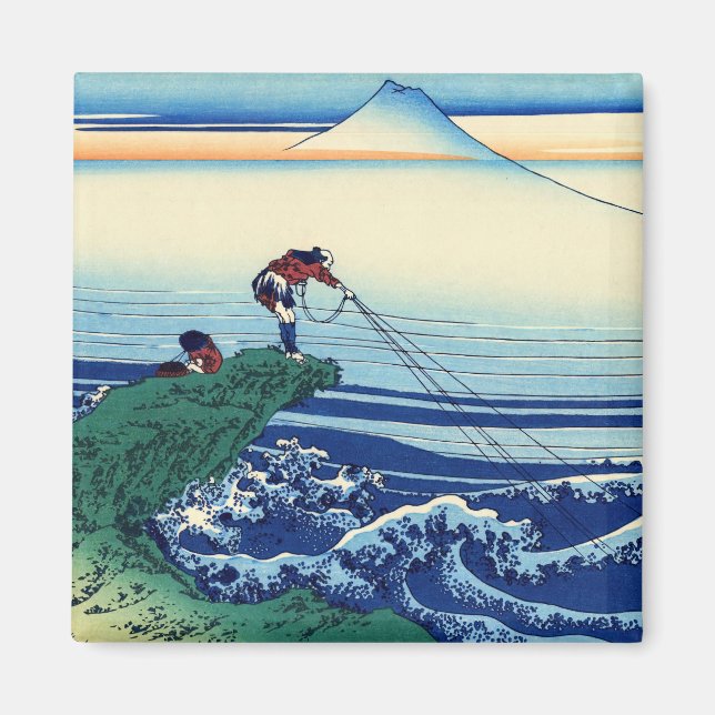 Katsushika Hokusai - Kajikazawa in Kai province Magnet (Front)