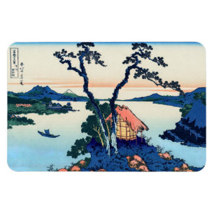 Katsushika Hokusai - Lake Suwa in Shinano province Magnet