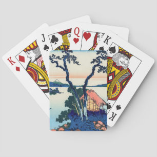 Katsushika Hokusai - Lake Suwa in Shinano province Playing Cards