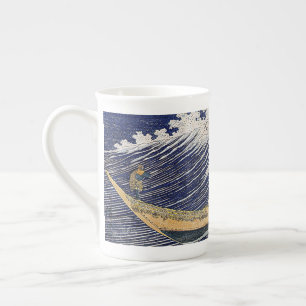 Katsushika Hokusai.  Ocean waves  Bone China Mug