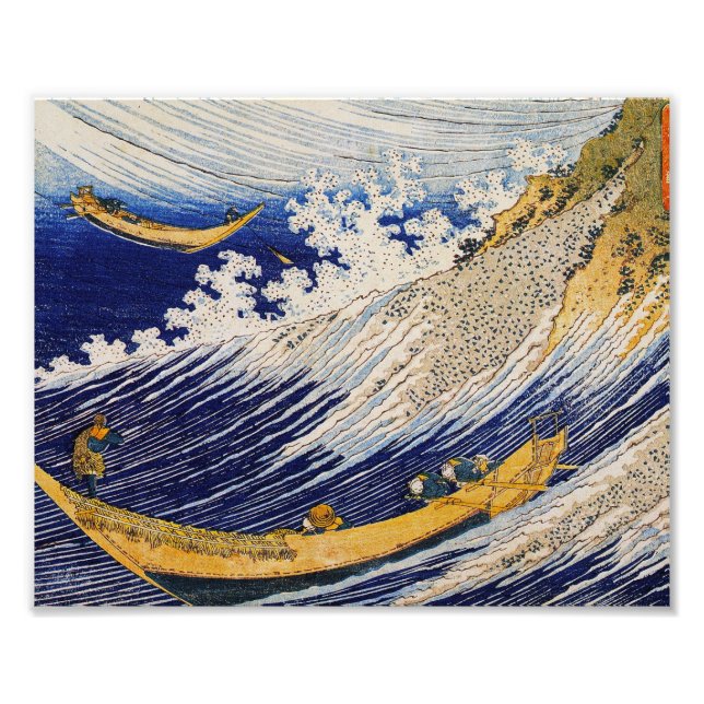 Katsushika Hokusai-Ocean waves Photo Print (Front)