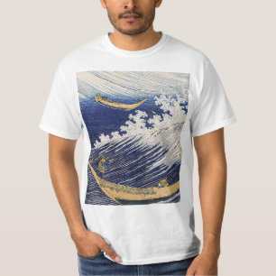 Katsushika Hokusai. Ocean waves T-Shirt