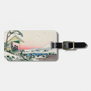 Katsushika Hokusai - Tea house at Koishikawa Luggage Tag