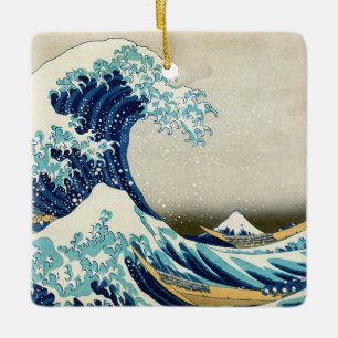 Katsushika Hokusai - The Great Wave off Kanagawa Ceramic Ornament