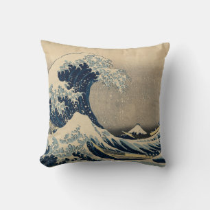 Katsushika Hokusai. The Great Wave off Kanagawa Cushion
