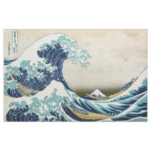 Katsushika Hokusai - The Great Wave off Kanagawa Fabric