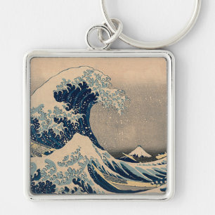 Katsushika Hokusai. The Great Wave off Kanagawa Key Ring
