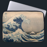 Katsushika Hokusai. The Great Wave off Kanagawa   Laptop Sleeve<br><div class="desc">Katsushika Hokusai. The Great Wave off Kanagawa. The Great Wave off Kanagawa,  also known as the Great Wave,  from the series 36 Views of Mount Fuji (Fugaku sanjūrokkei) Katsushika Hokusai,  1829-1833. Reproduction of famous works of art  images in the public domain.</div>