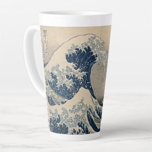 Katsushika Hokusai. The Great Wave off Kanagawa Latte Mug