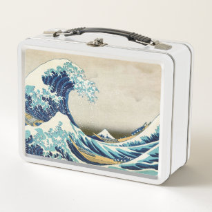Katsushika Hokusai - The Great Wave off Kanagawa Metal Lunch Box