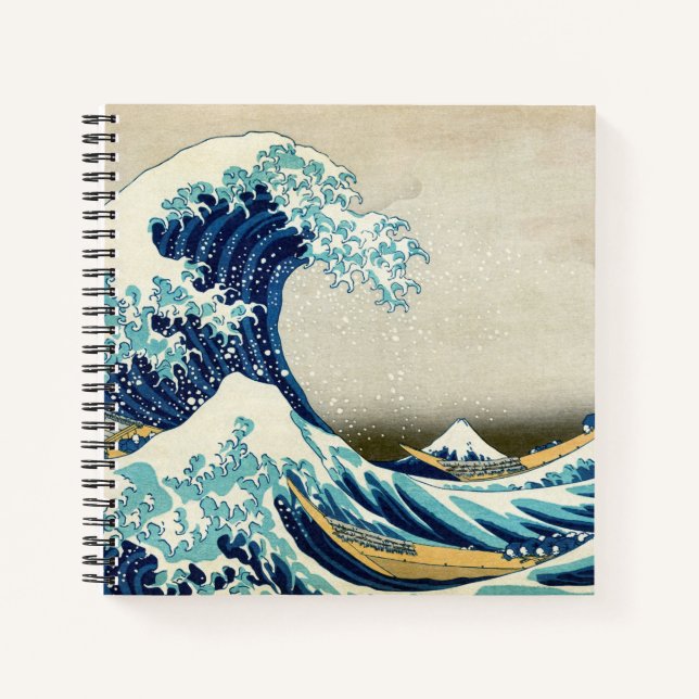 Katsushika Hokusai - The Great Wave off Kanagawa Notebook (Front)