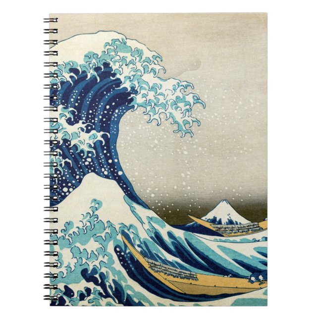 Katsushika Hokusai - The Great Wave off Kanagawa Notebook (Front)