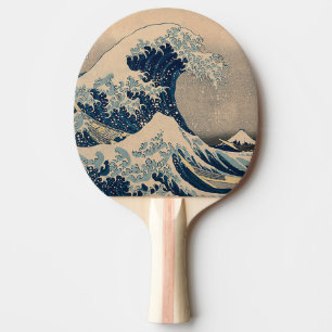 Katsushika Hokusai. The Great Wave off Kanagawa Ping Pong Paddle