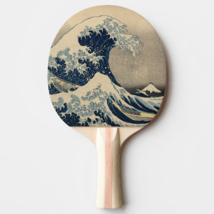 Katsushika Hokusai The Great Wave off Kanagawa Ping Pong Paddle