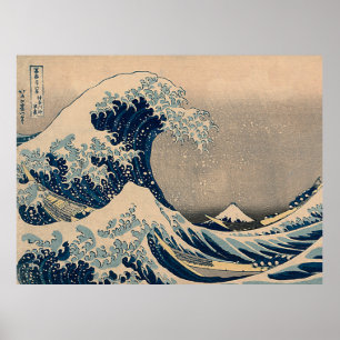 Katsushika Hokusai. The Great Wave off Kanagawa  Poster