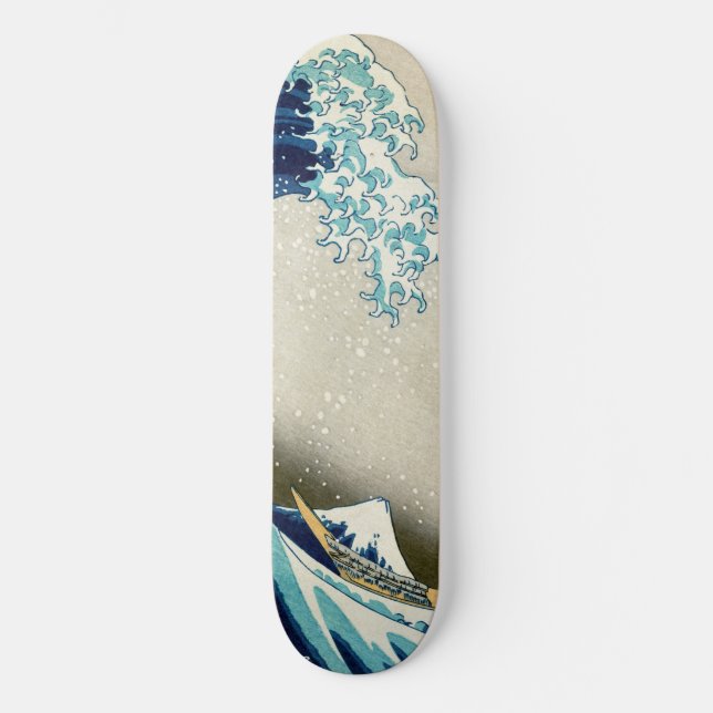 Katsushika Hokusai - The Great Wave off Kanagawa Skateboard (Front)