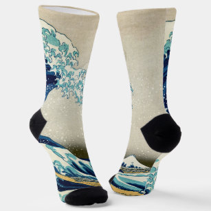 Katsushika Hokusai - The Great Wave off Kanagawa Socks