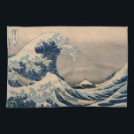 Katsushika Hokusai. The Great Wave off Kanagawa  Tea Towel<br><div class="desc">Katsushika Hokusai. The Great Wave off Kanagawa. The Great Wave off Kanagawa,  also known as the Great Wave,  from the series 36 Views of Mount Fuji (Fugaku sanjūrokkei) Katsushika Hokusai,  1829-1833. Reproduction of famous works of art  images in the public domain.</div>
